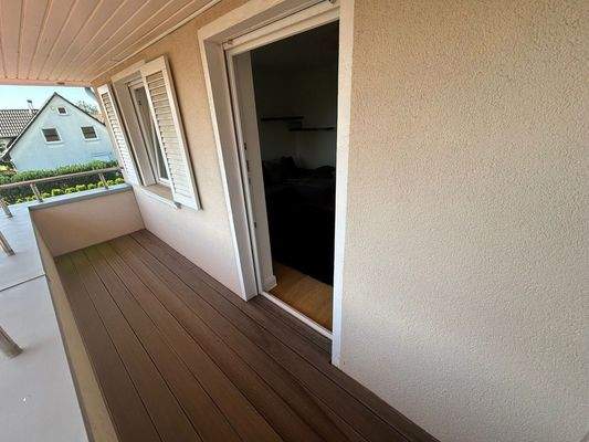 Balkon OG (aus Zimmer 3)