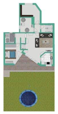 KG und Außenbereich - Grundriss nicht maßstabsgetr