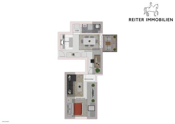 1.Obergeschoss Grundriss