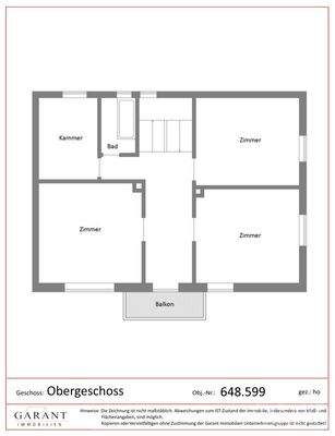 Grundriss Obergeschoss