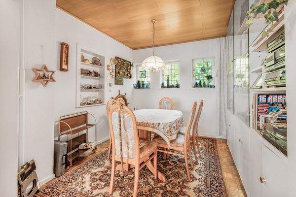 Essbereich im Erdgeschoss