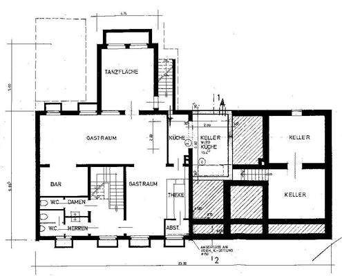 Grundriss Kellergeschoss