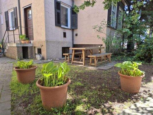 Sitzgelegenheit im Garten