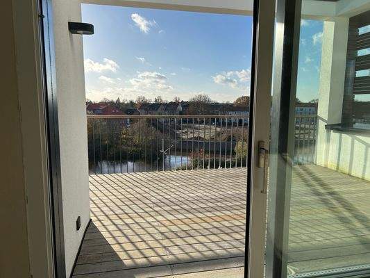 Terrasse vom Wohnbereich aus