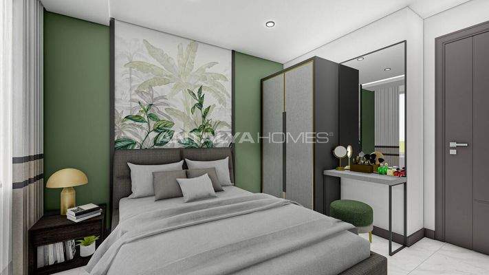 Real Estate with Rich Communal Amenities in Alanya Mahmutlar