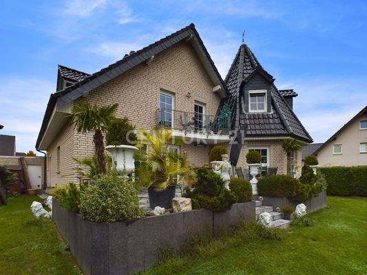 Gartenblick auf das Haus