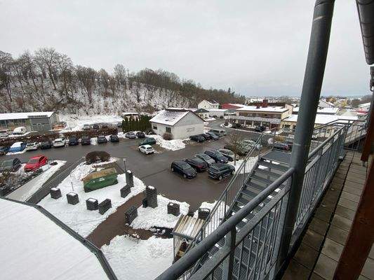 Parkplätze direkt vor der Tür