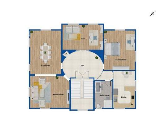 Grundriss1. Obergeschoss