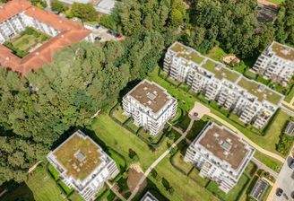 Drohnenaufnahme Ensemble