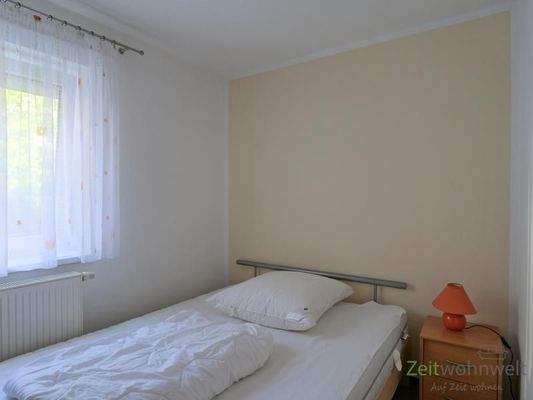 Blick ins Schlafzimmer