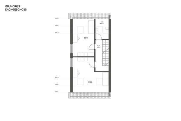 Grundriss Endhaus Dachgeschoss