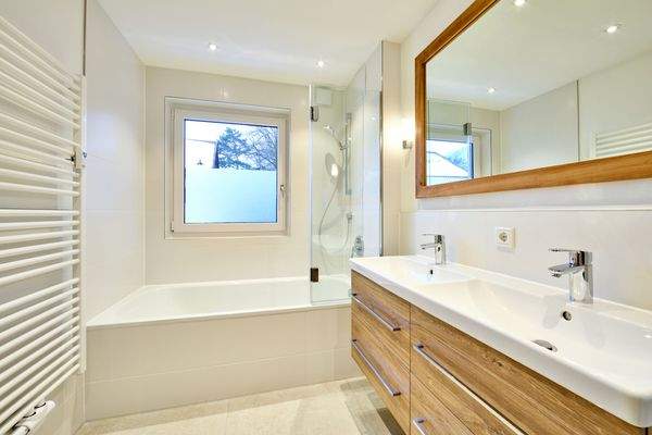 Badezimmer in der Wohnung