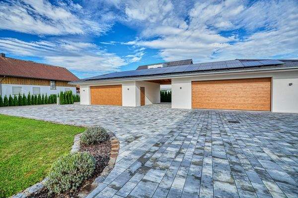 Ansicht Doppelgaragen