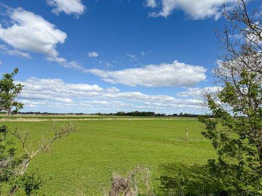 Blick in die Weite vom Anwesen