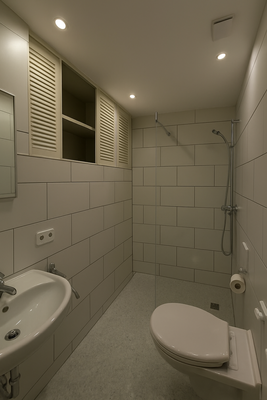 Bad mit begehbarer Dusche