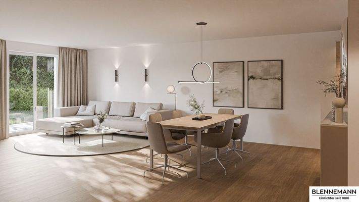 Einrichtungsbeispiel Wohnzimmer