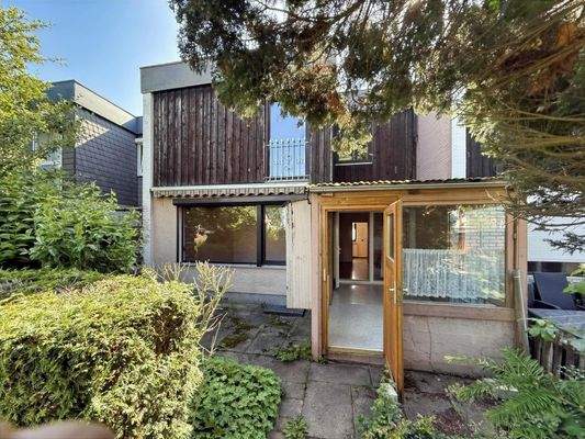 Außenansicht Terrasse und Über