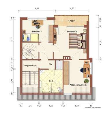 Obergeschoss alternativ