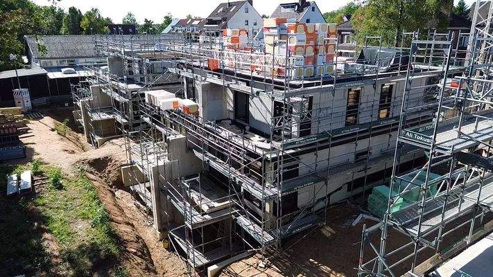 Drohnenaufnahme DHH Rückansicht