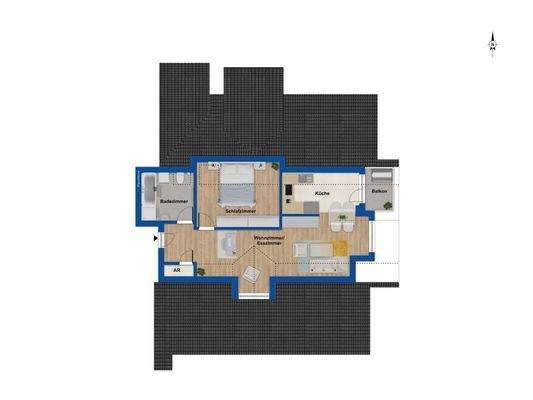 Grundriss Dachgeschoss