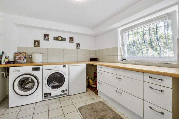 Hauswirtschaftsraum im Keller des Hauses