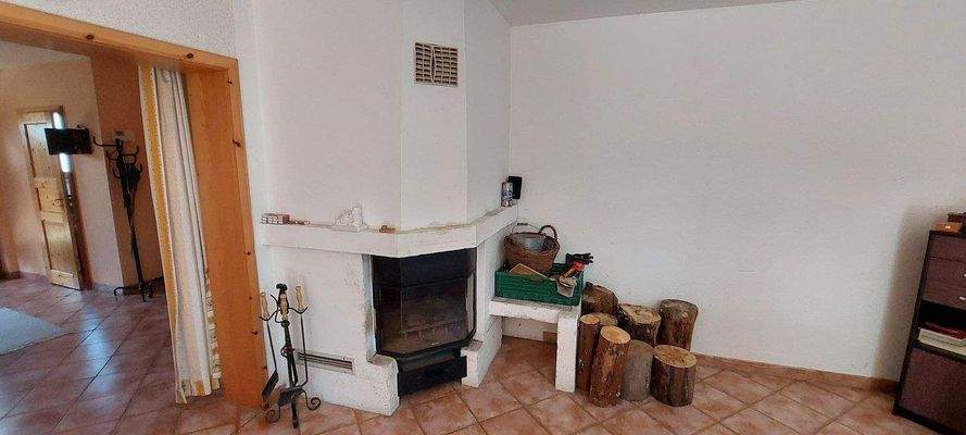 Kamin im Wohnzimmer