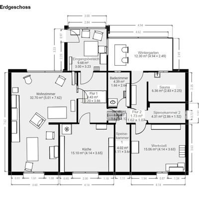Grundriss Erdgeschoss