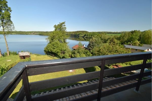 Blick vom Balkon