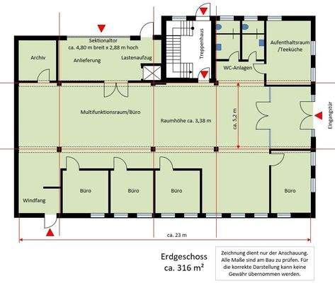 Grundriss Erdgeschoss