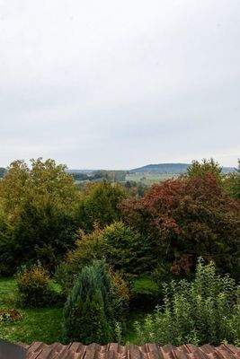 Ausblick aus dem Badezimmer