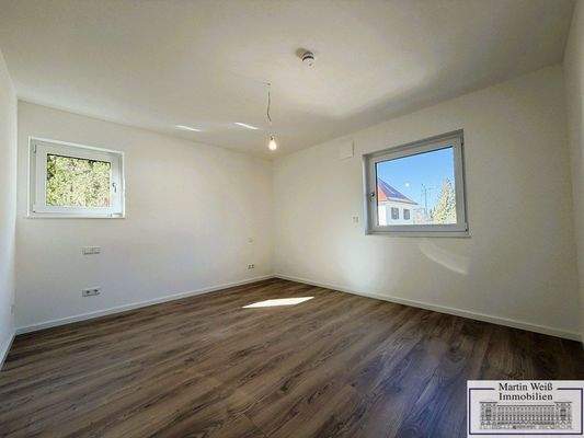 Blick in das Schlafzimmer