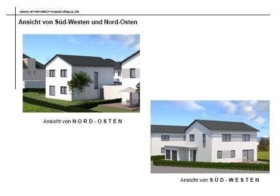 Katzdorf EFH Ansichten