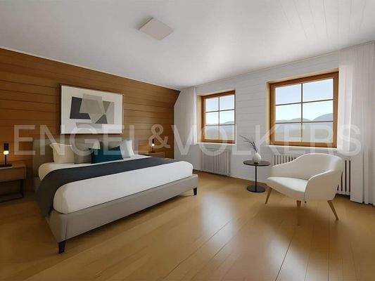 Beispiel-Visualisierung von Zimmer 01 im Obergesch