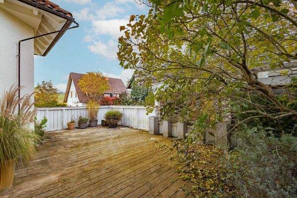 mit sehr viel Platz und Ruhe