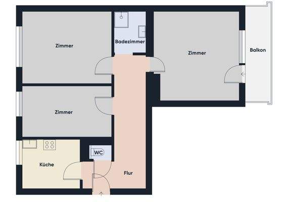 Grundriss ohne Maßstab