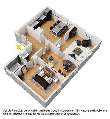 Grundriss EG 3D matterport