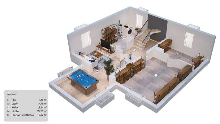 Grundriss Kellergeschoss