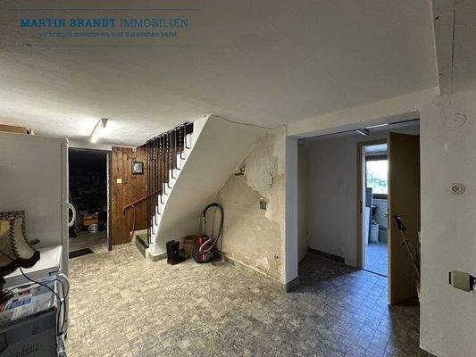 Flur im Kellergeschoss