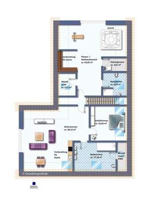 Grundriss OG - nicht maßstabsgetreu
