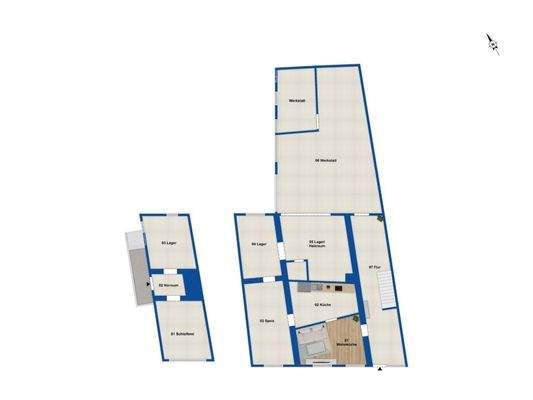 Grundriss Erdgeschoss