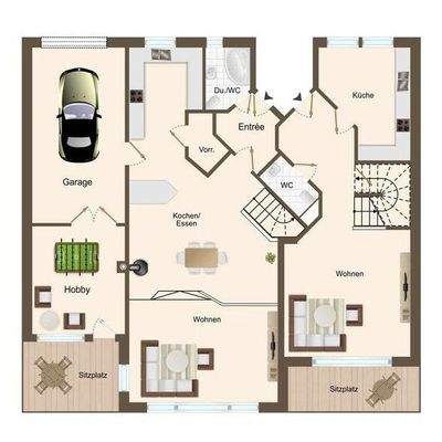 Grundriss Erdgeschoss