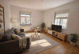 Wohnzimmer Ki möbliert