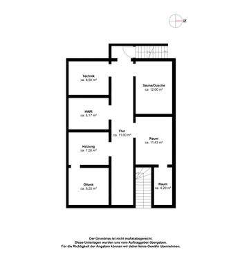 Grundriss Untergeschoss