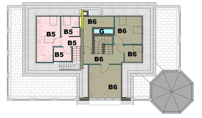Grundriss 2. DG - Haus B