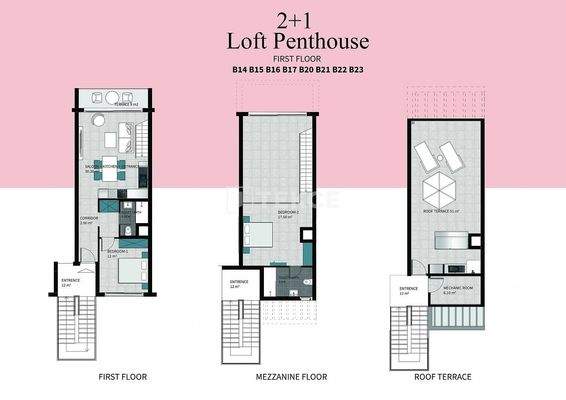 Mountain-View Apartments Near the Sea in Karaağaç Girne