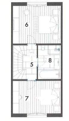 Grundriss Mittelhaus OG