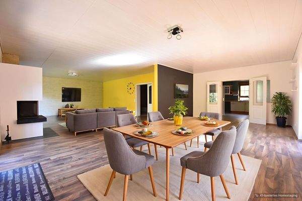 Wohn und Essbereich KI