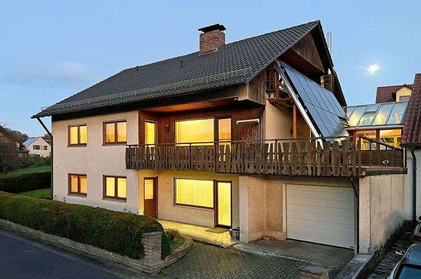 Südwestansicht abends