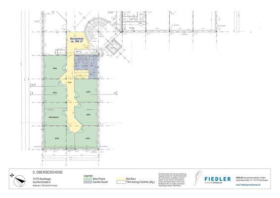 Plan 3. Obergeschoss