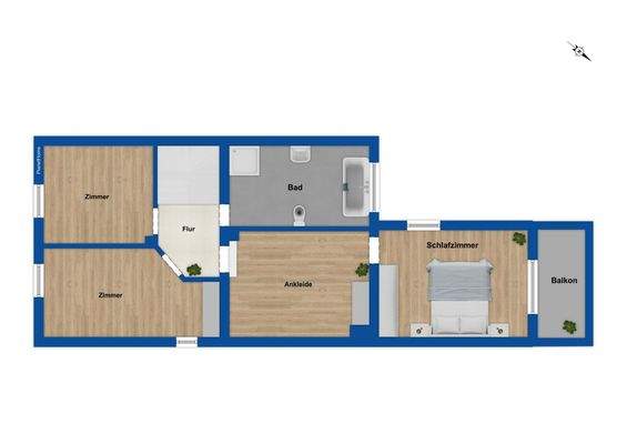 Grundriss 1. Obergeschoss